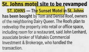 Sunset Motel - 2005 Article On Purchase And Redevelopment (newer photo)
